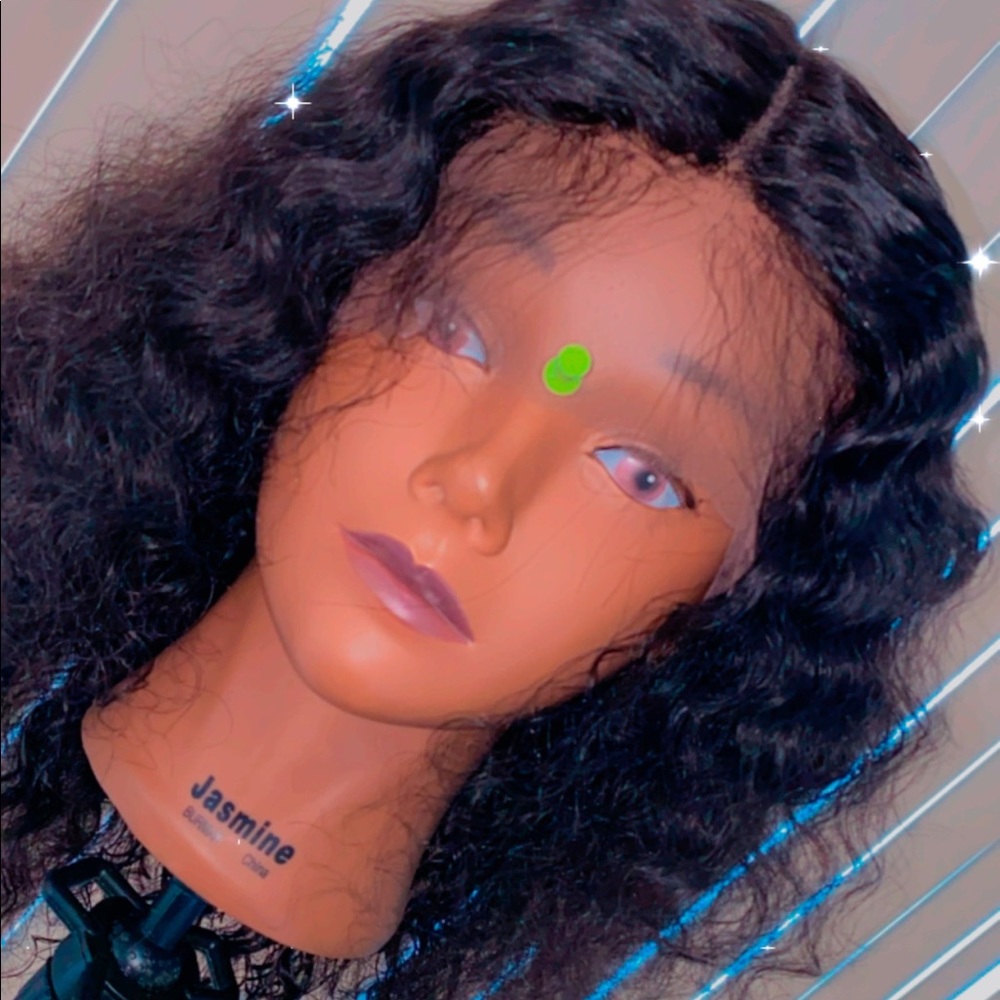 16 inch frontal wig waterwave